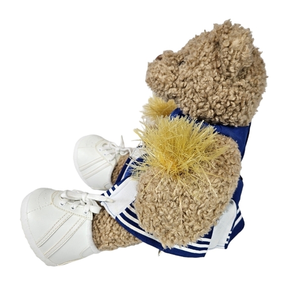 Build A Bear Fuzzy Teddy‎ Bear Cheerleader Plush Stuffed Animal - Picture 4 of 10